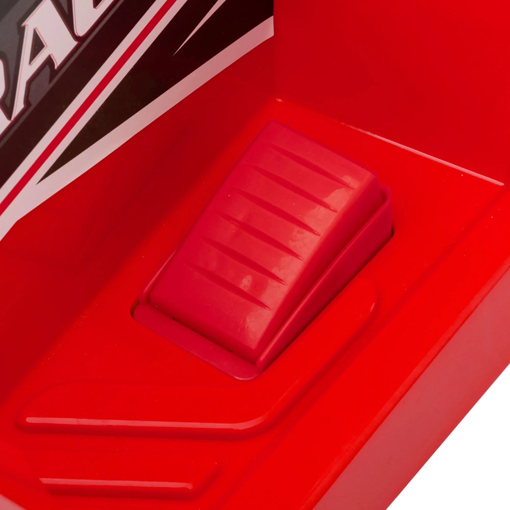 HOMCOM Quad Electric pentru Copii cu Remorcă, 2,5 km/h, 50 de minute de condus, pentru 1,5 până la 3 ani, până la 25 kg, Roșu | Aosom Romania