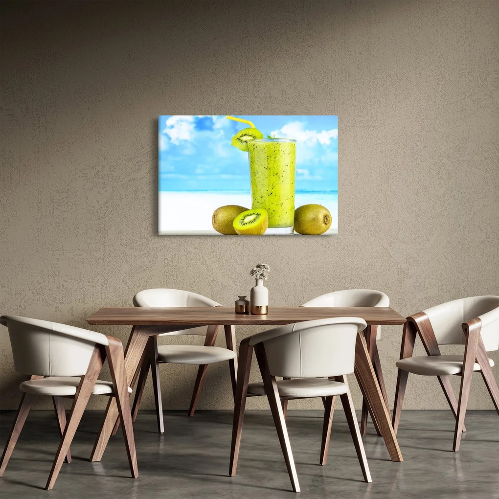 Tablou - smoothie kiwi (90x60 cm)