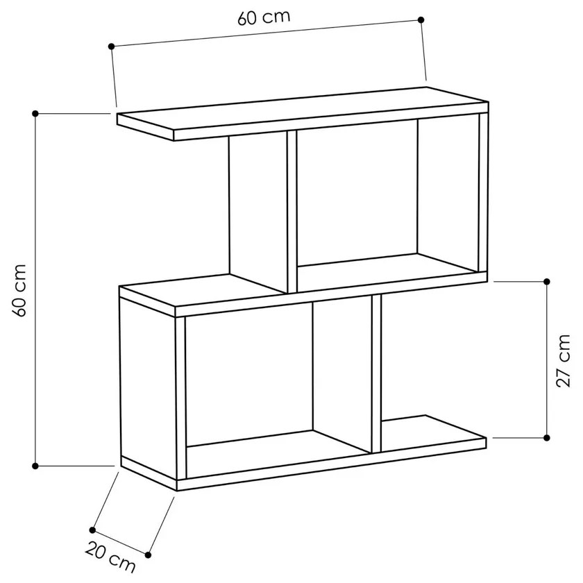 Măsuță de conferință Homemania Wood Black