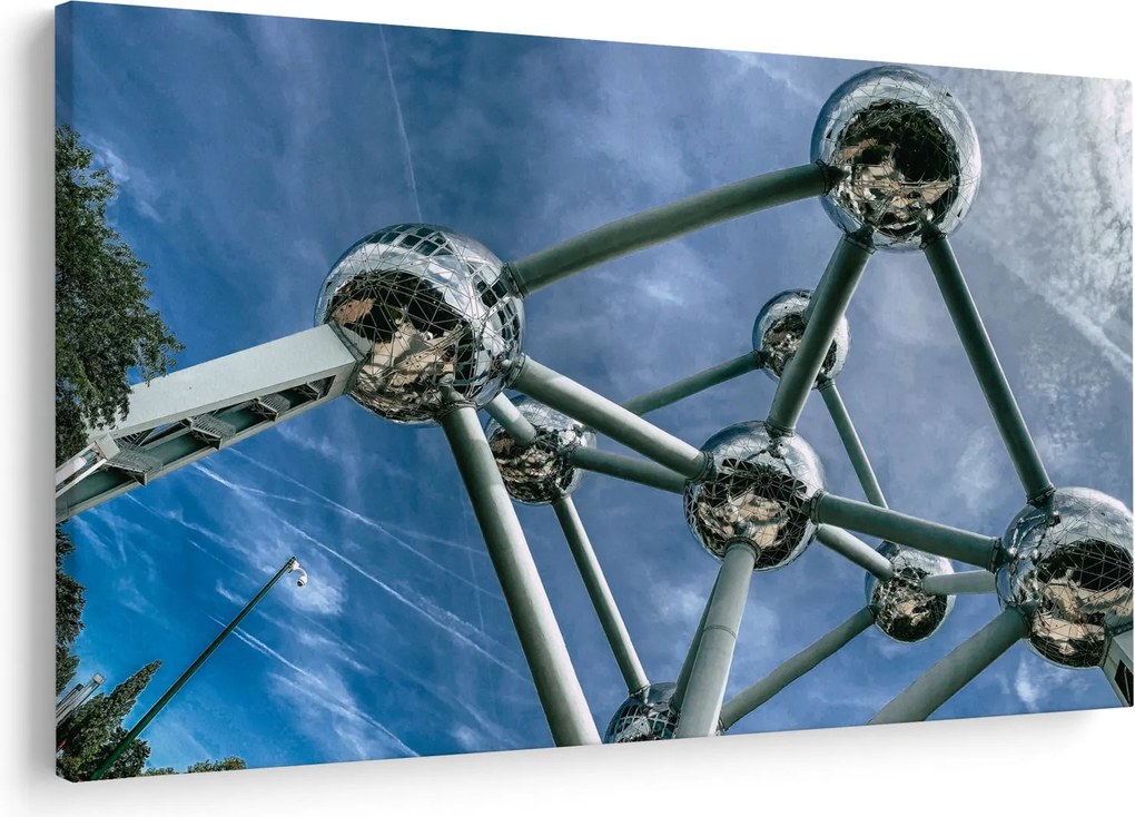 Tablou- atomium la Bruxelles (90x60 cm)