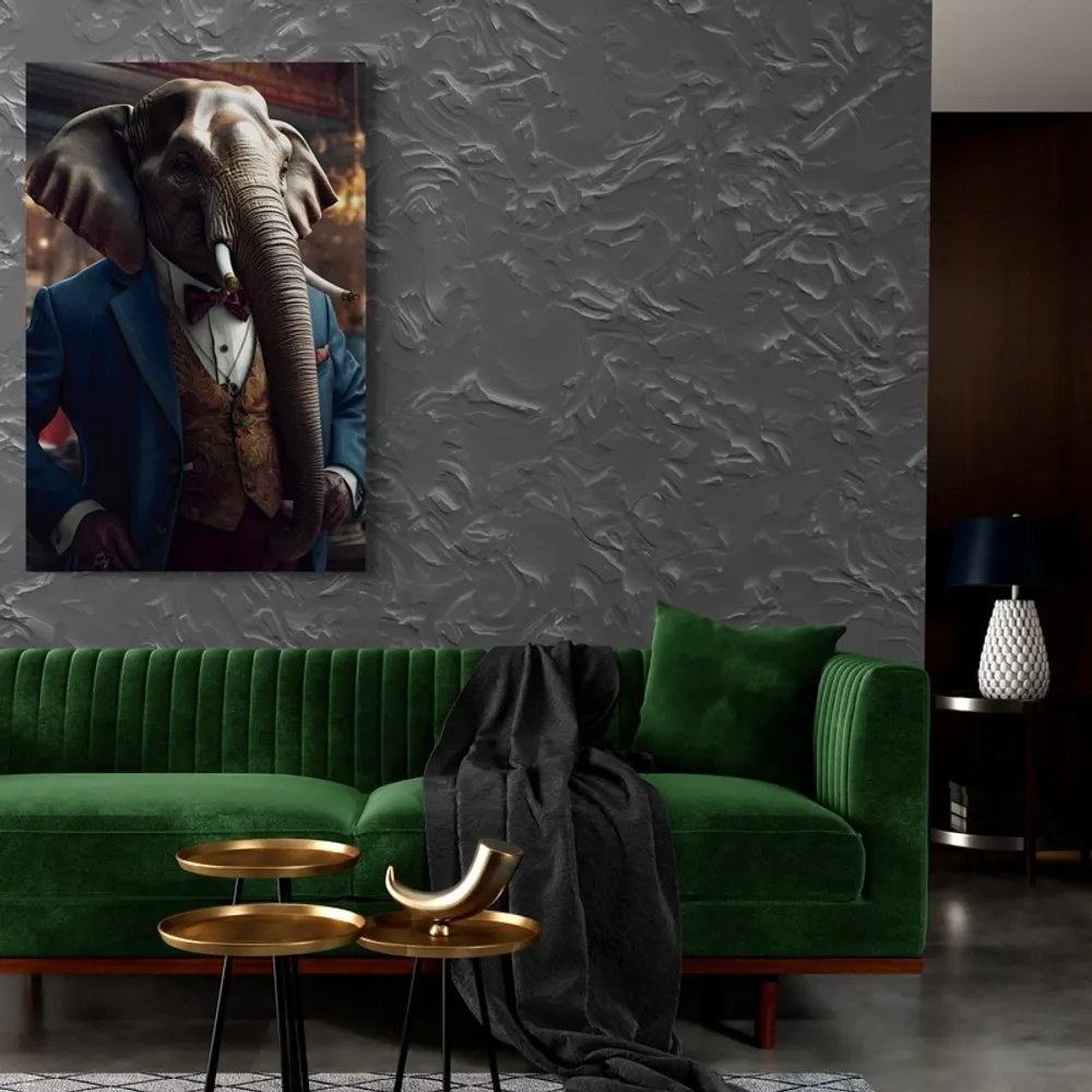 Tablou elefant gangster animal