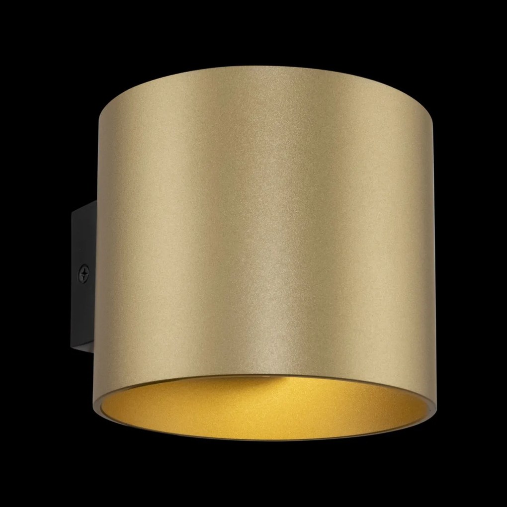 Aplica de perete design tehnic Rond auriu MYC066WL-01MG