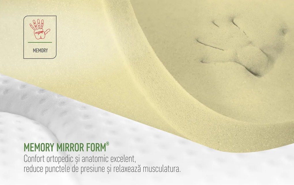 Saltea Green Future Hotel Line Memory Pocket 7 Zone 180x200x35 cm