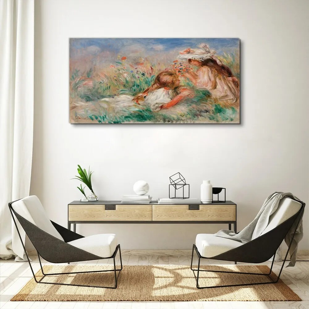 Tablou canvas Fete Flori de Lunca