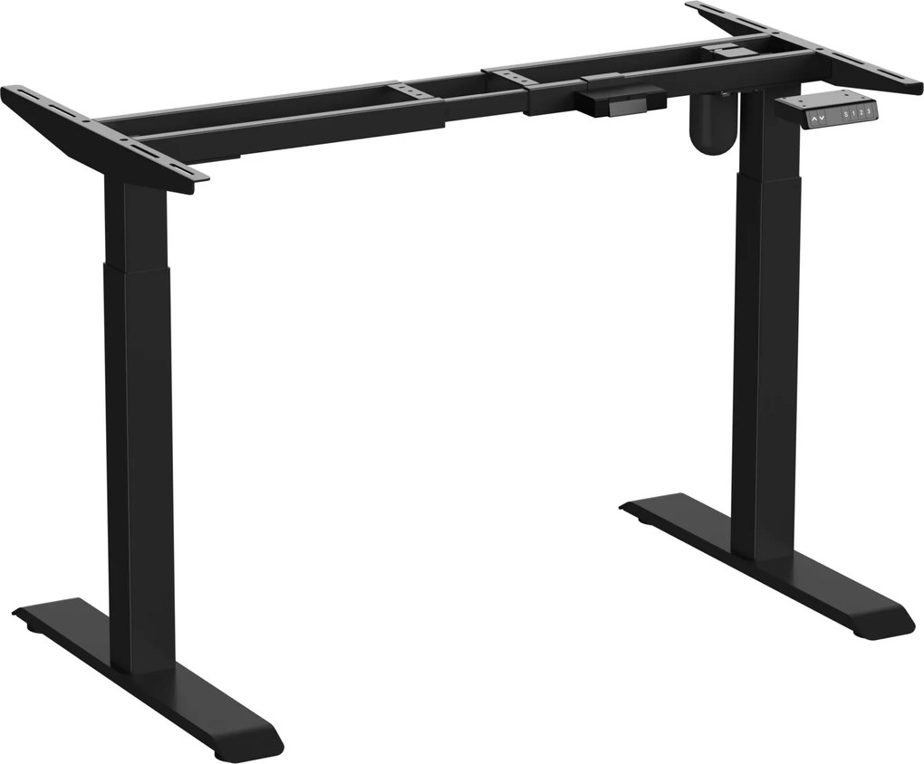 Cadru birou reglabil electric, Viva New Generation 2.0, single motor - Negru