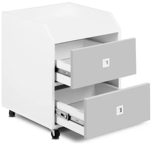 Dulăpior de depozitare pentru copii MIRUM 54,2x42,4 cm alb/gri