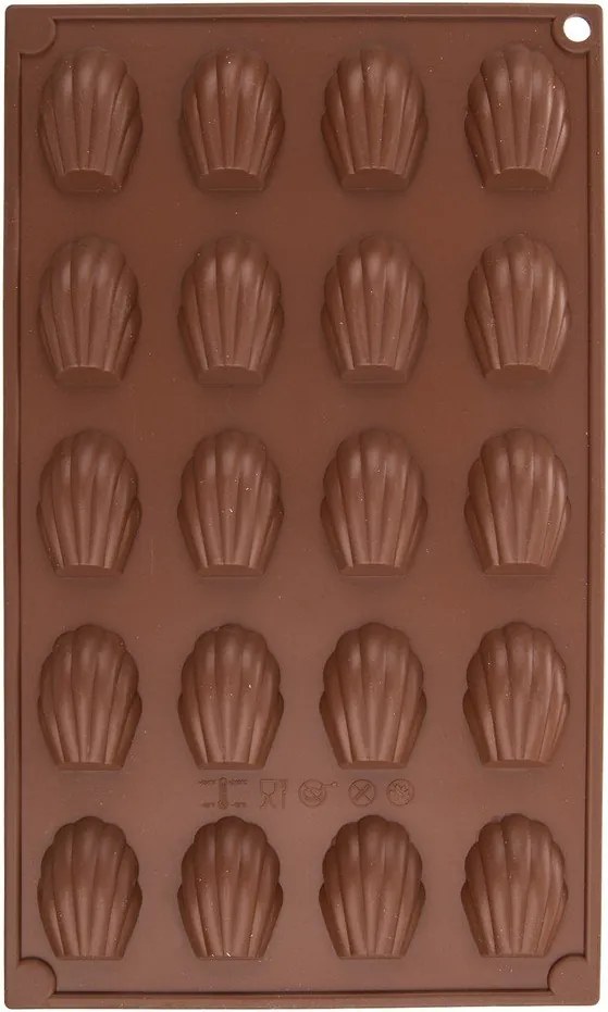 Formă de copt pentru madlene din silicon 17,5x29,5 cm – Orion