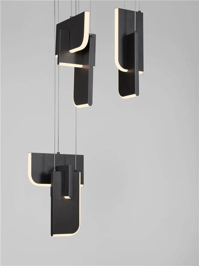 Lustra LED suspendata liniara design decorativ 3000K TOTEM 56W