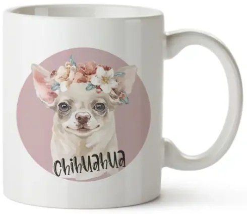Bohemia Gifts Cană ceramică - Chihuahua, 350 ml