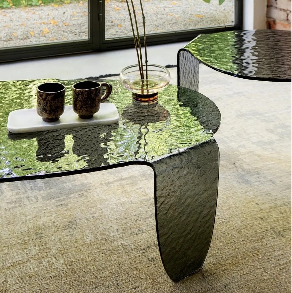 Masuta de Cafea Design LUX, Sticla, Arturo 121x31cm