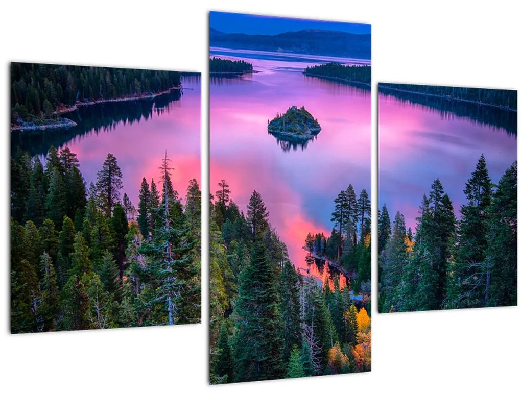 Tablou - Lacul Tahoe, Sierra Nevada, California, SUA (90x60 cm)