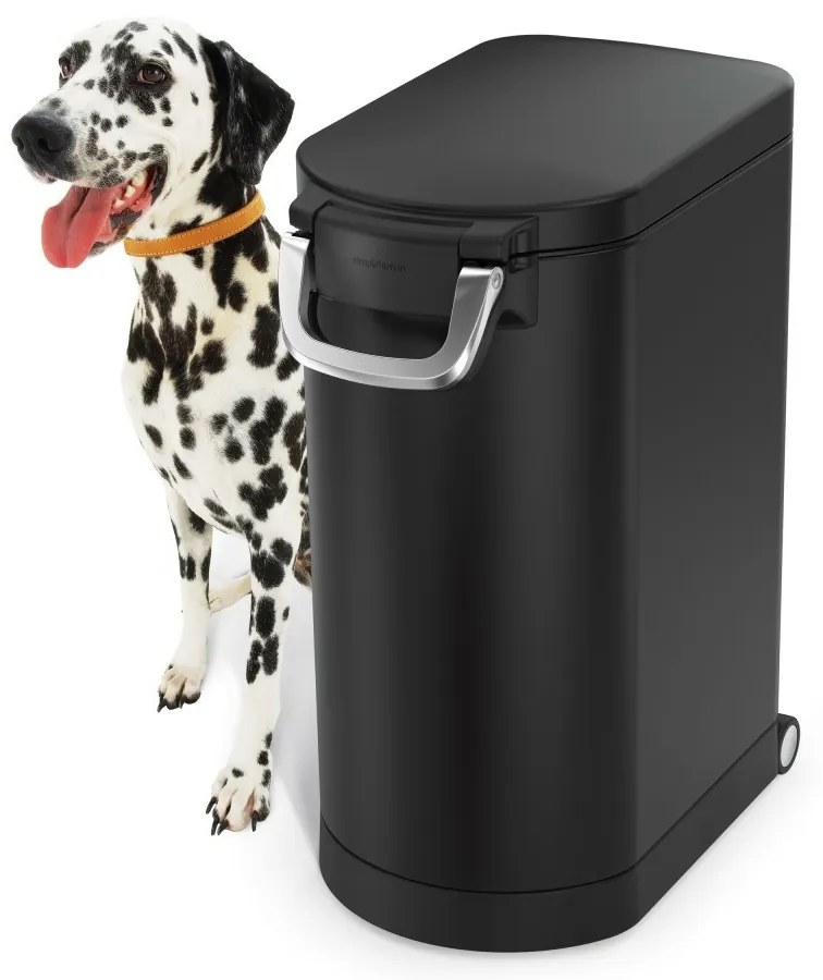 Simplehuman Container pentru hrană uscată cu siguranță 30 l, negru mat, 30 l