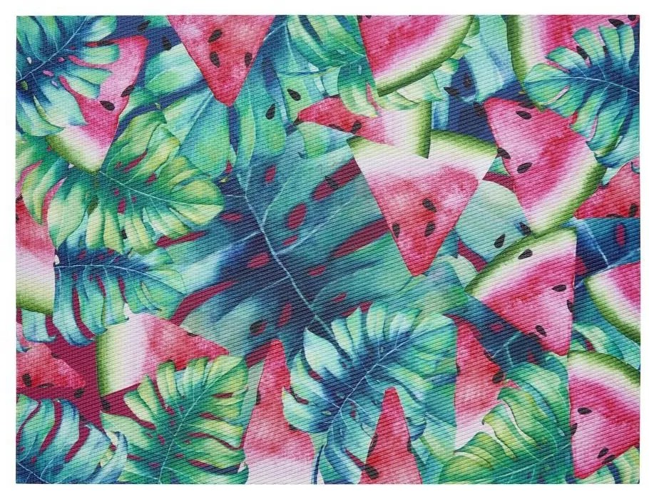 Suport Farfurii Pvc/Ps 30X40cm  Frunze,Pepeni Tropical
