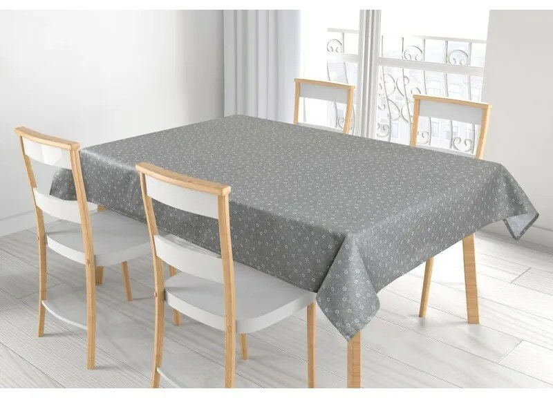 Bellatex față de masă Adéla Floare înflorită gri ,120 x 140 cm