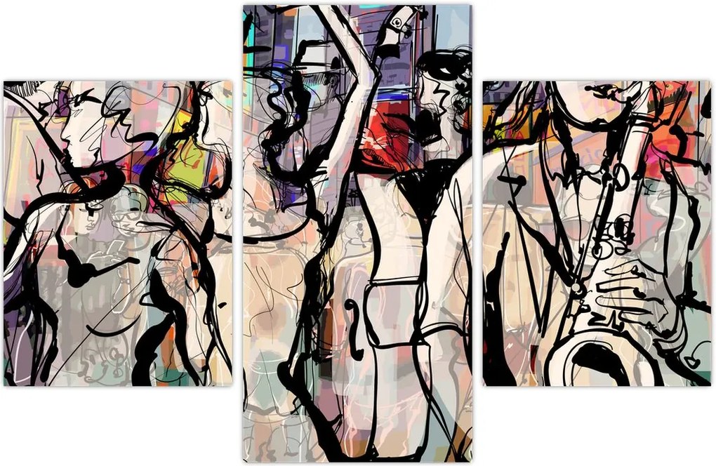 Tablou - Seara de jazz (90x60 cm)