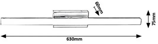 Rabalux 5781 - Aplică perete baie LED BASTIAN LED/13W/230V IP44