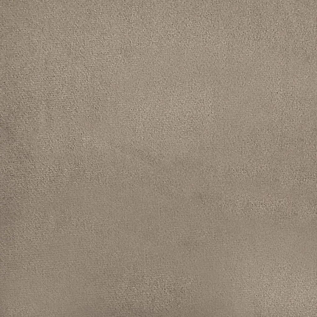 Taburet, gri taupe, 70x55x41 cm, microfibra