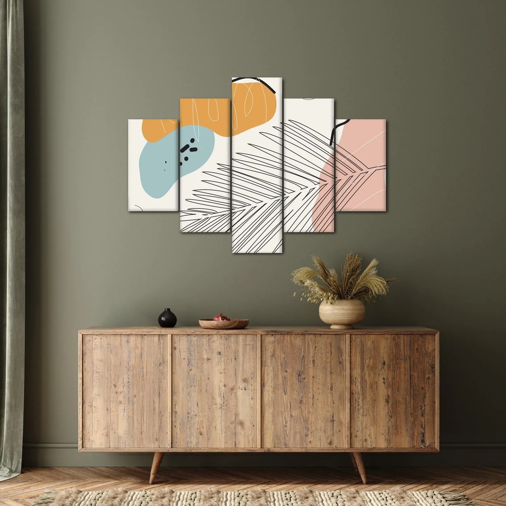 Tablou - Ilustrație de frunze (150x105 cm)