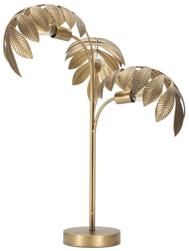 Lampa aurie din metal, Soclu E27 Max 40W, ∅ 57 cm, Leaf Mauro Ferretti