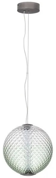 Lustra, Pendul LED, Sticla Verde, AORA, NVL-9191246