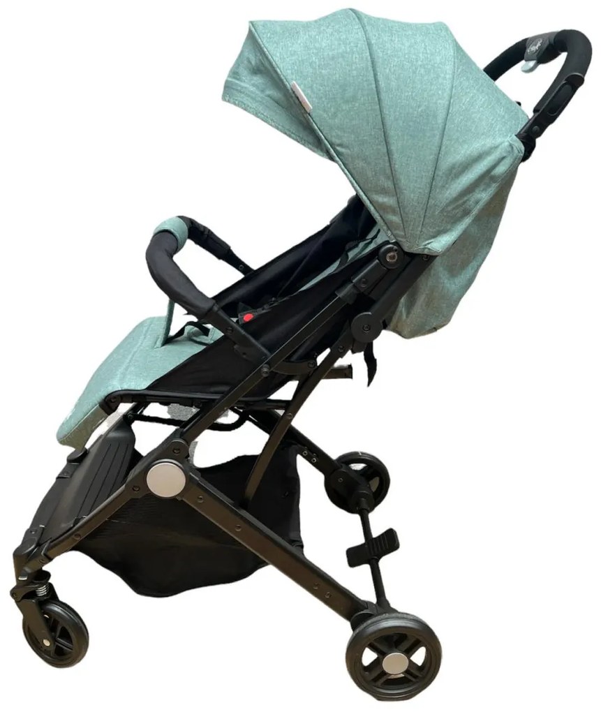 Carucior sport pentru copii, pliere compacta pentru avion cu sistem tip troller - CPC-28-turcoaz