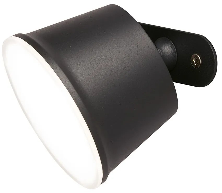 Veioză neagră LED cu abajur din metal (înălțime 34 cm) Voet – Fischer &amp; Honsel