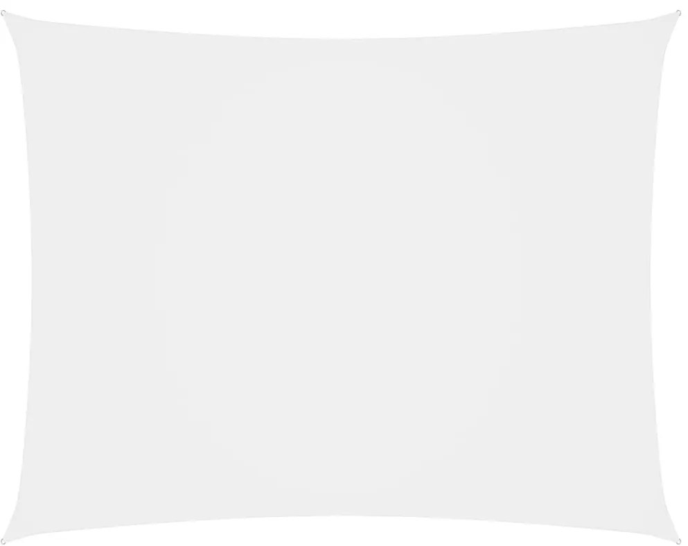 Parasolar, alb, 6x7 m, tesatura oxford, dreptunghiular