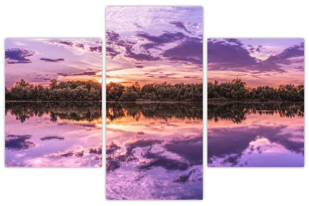 Tablou cu cerul violet (90x60 cm)