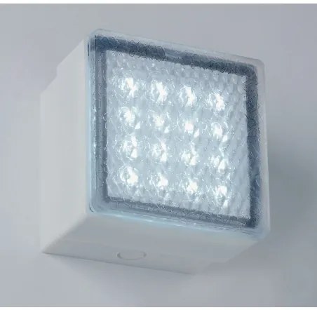 Aplica de perete exterior, dim.9,9x9,9cm, IP67, LED alb EL-40041-WH EN