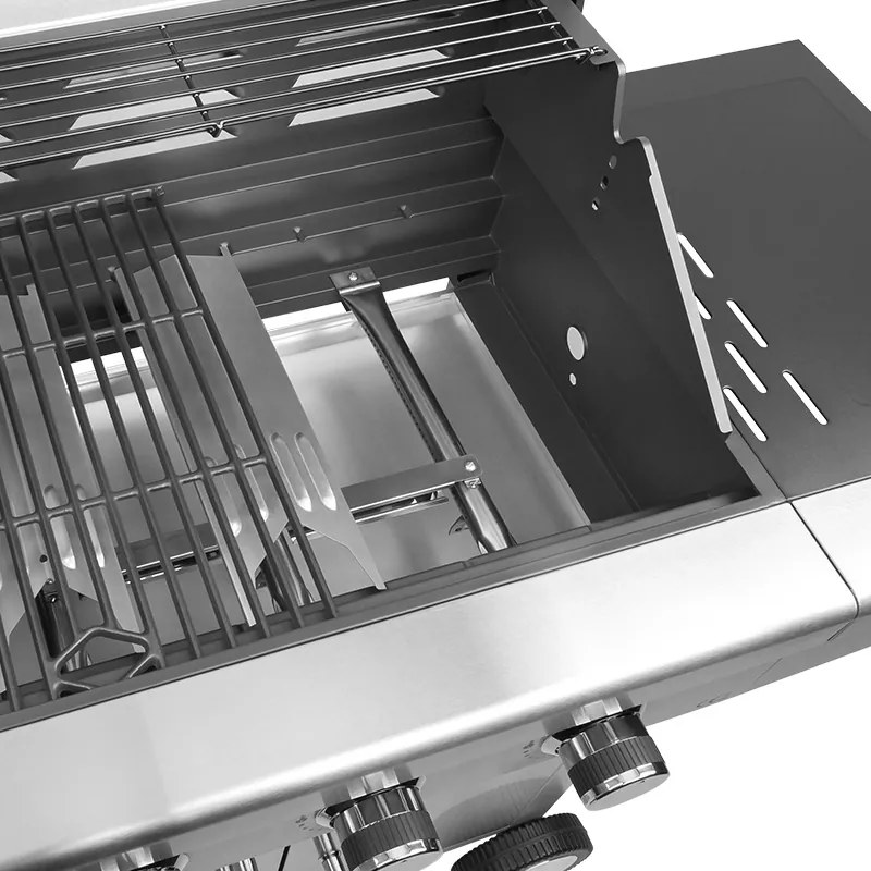 Grill gaz 3 arzatoare bbq 3001 master grill teesa