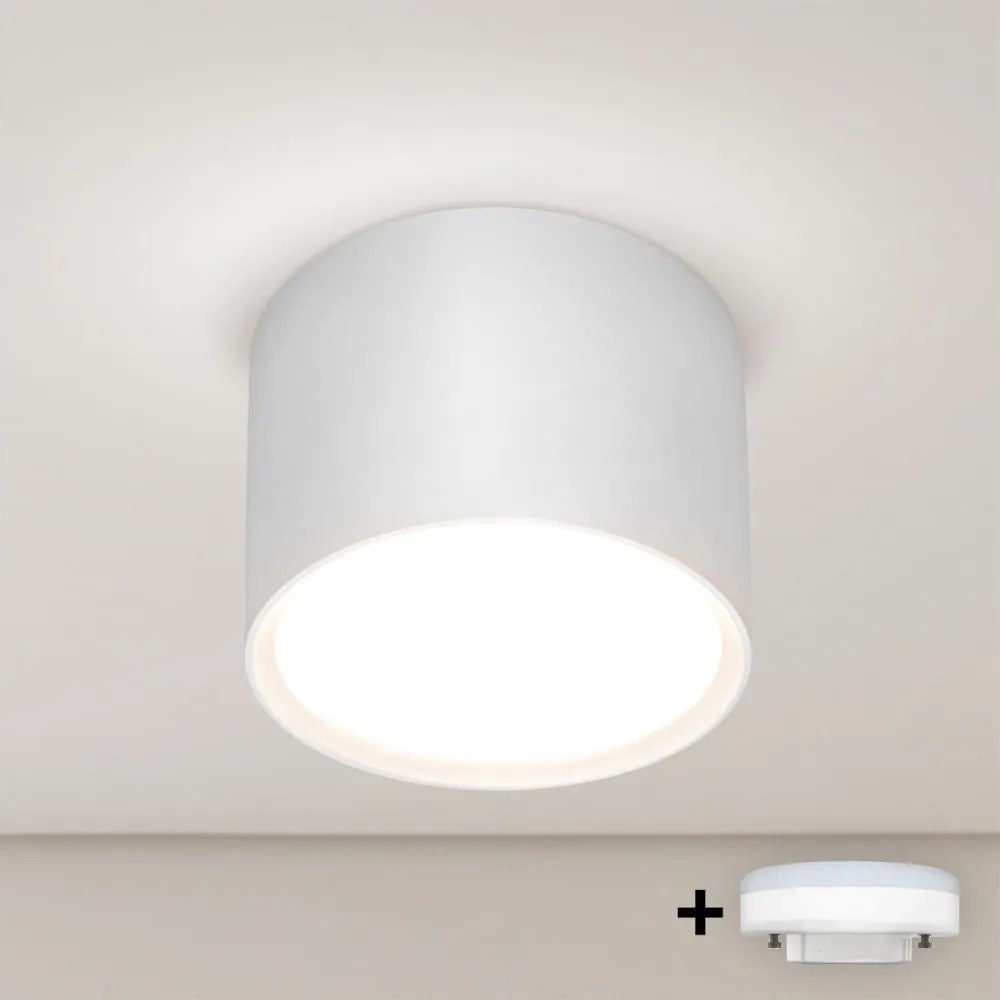 Brilagi - Spot LED RGB reglabil SMOOTH 1xGX53/14W/230V Wi-Fi Tuya alb