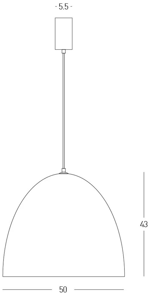 Lustra Suspendata MULBERRY, Negru, ZB-25175