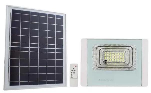 Proiector LED solar de exterior LED/16W/3,2V IP65 4000K + telecomandă