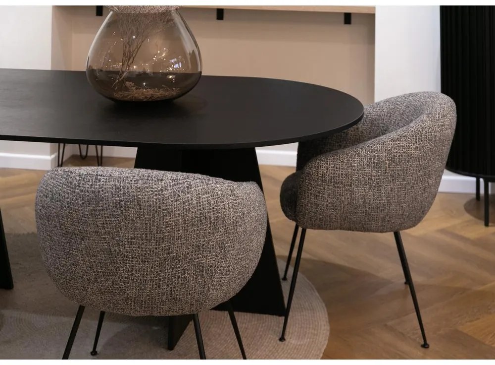 Scaun sufragerie Bari  (negru + negru). 1099825