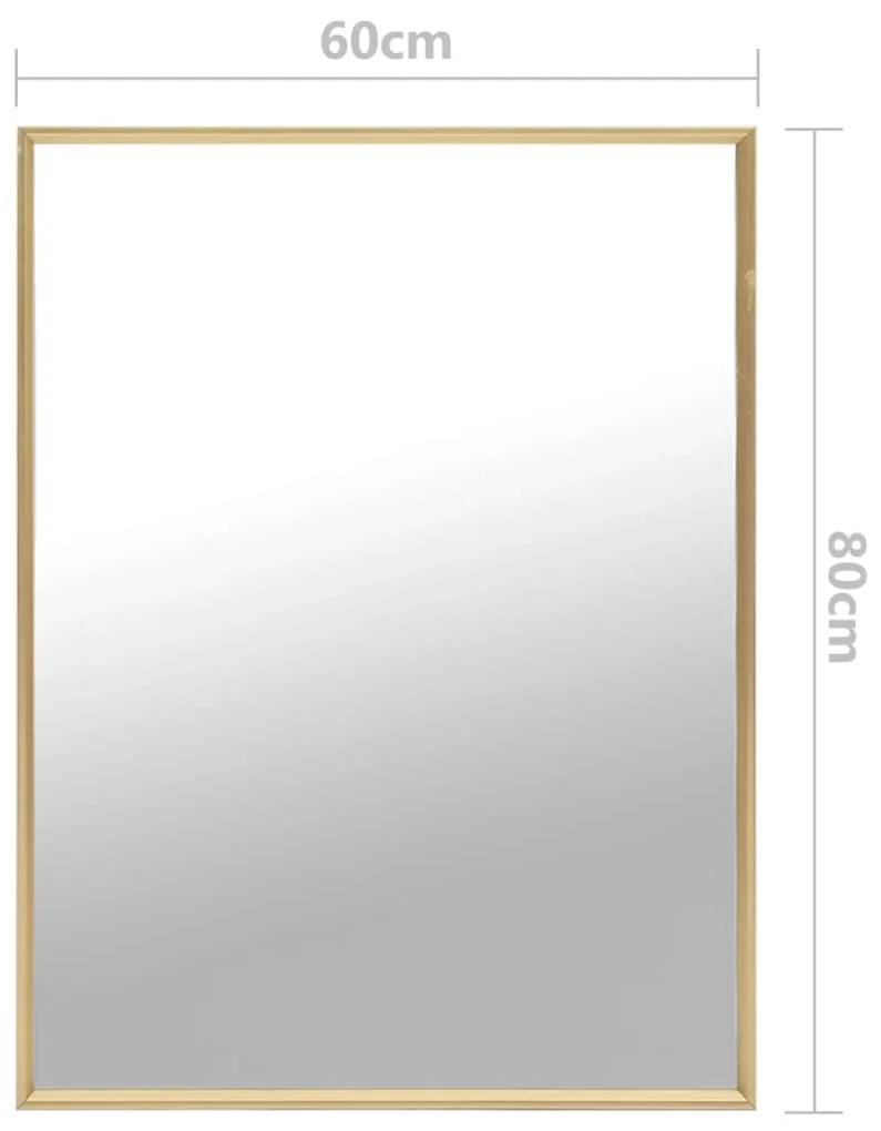 Oglinda, auriu, 80x60 cm 1, Auriu, 80 x 60 cm