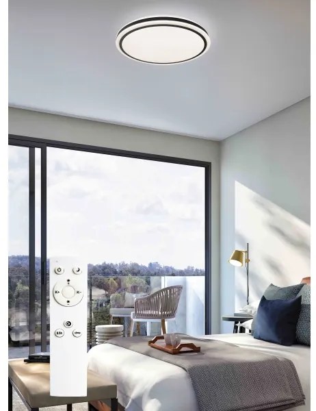 Plafonieră LED dimabilă ONYX LED/36W/230V d. 38 cm Top Light + telecomandă