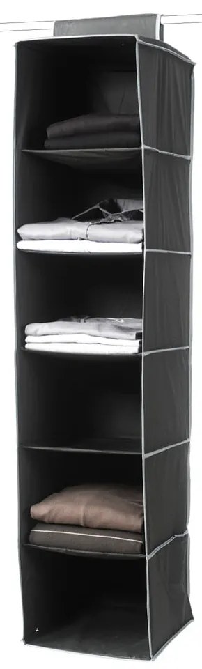 Organizator compartimentat suspendat Compactor Garment So Black 6 Rack