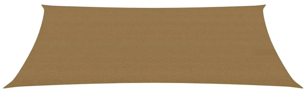 Parasolar, gri taupe, 4x7 m, hdpe, 160 g/m²