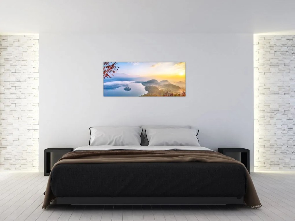 Tablou - Lacul Bled (120x50 cm)