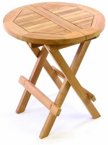 Masă pliabilă pentru copii Divero din lemn de tec