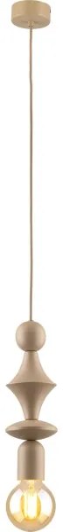 Lustră pe cablu TOWER 1xE27/15W/230V bej