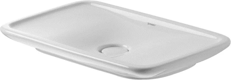 Duravit PuraVida lavoar 69.5x41.5 cm dreptunghiular de blat alb 3707000001