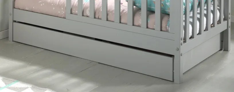 Sertar pentru pat TODDLER, gri – Vipack