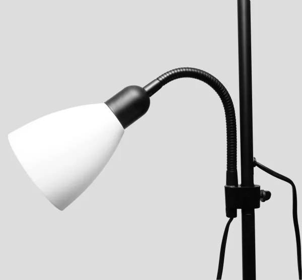 Lampadar WENDY 1xE27/100W/230V + 1xE14/40W negru
