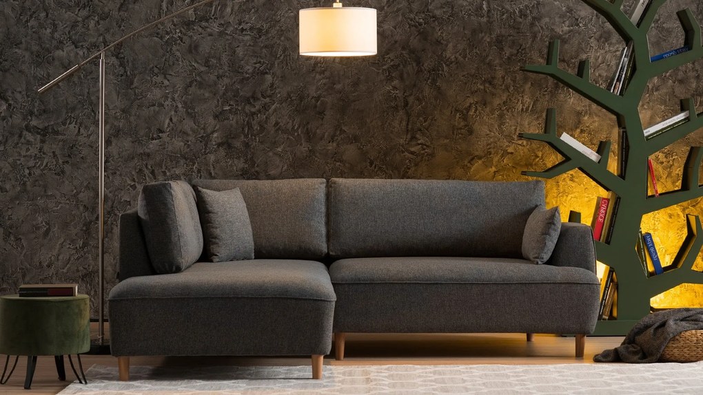 Canapea de colț Felix Extra Soft Corner Sofa Left - Dark Grey