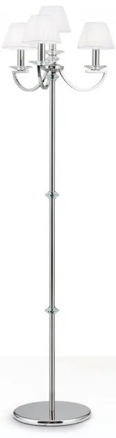 Lampadar cristal Swarovski elegant de lux Avala nickel plated H-158cm