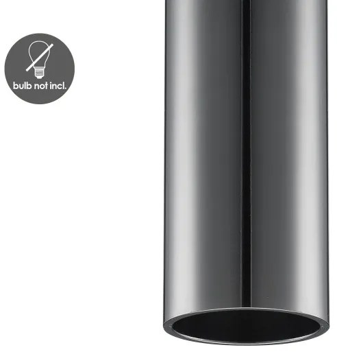 Lustră pe cablu SAGA 1xE27/40W/230V negru