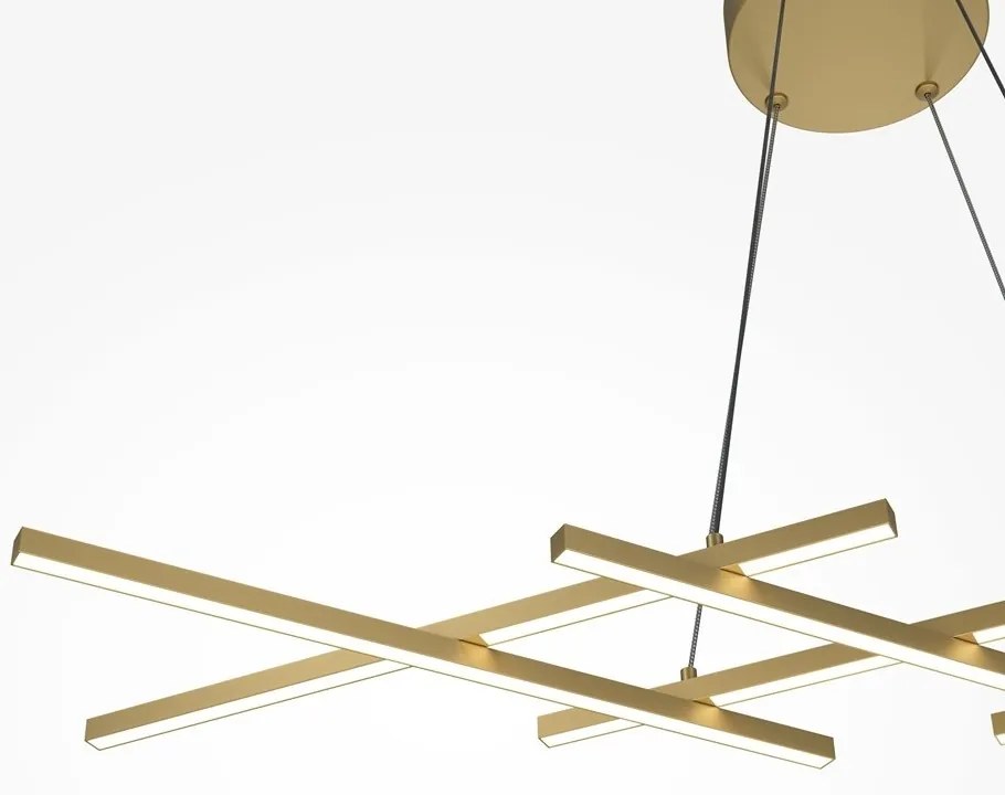 Lustra LED suspendata design geometric Halo alama