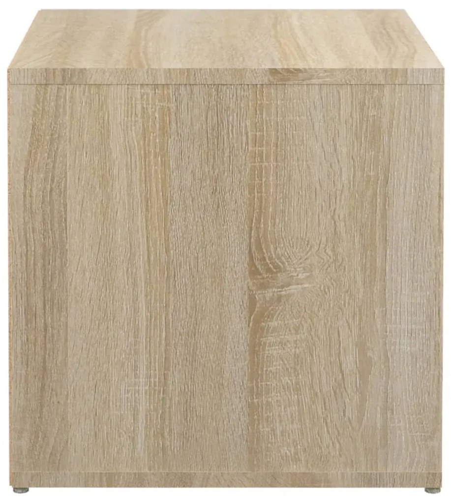 Cutie cu sertar, stejar sonoma, 40,5x40x40 cm, lemn compozit Stejar sonoma, 1