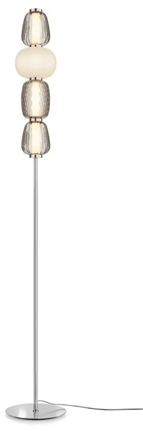 Lampadar LED design modern decorativ Pattern crom